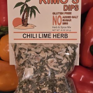 Package of Kimo's Chili Lime Herb Dip Mix