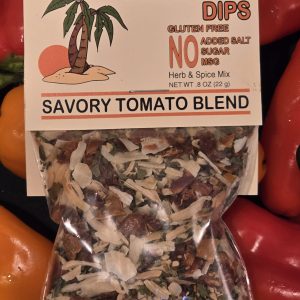 Package of Kimo's Dips Savory Tomato Blend mix